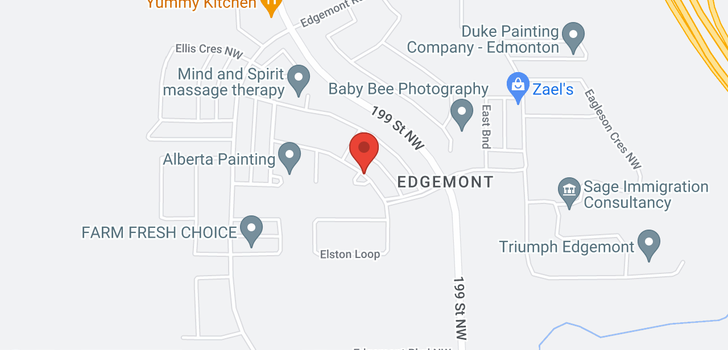 map of 6720 ELSTON LN NW